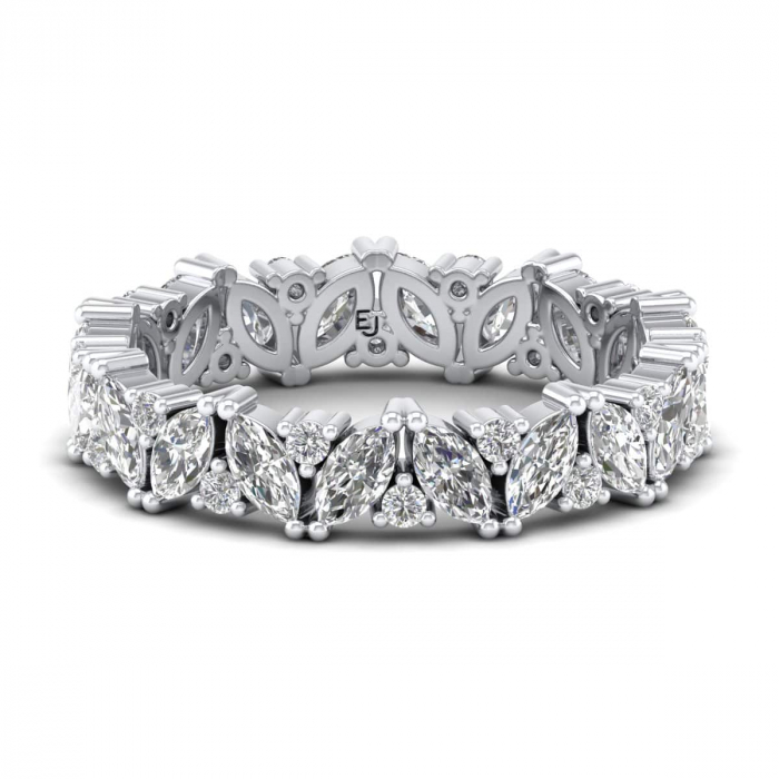 Inel Marquise x Round Eternity [1]