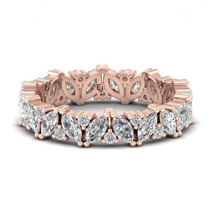 Inel Marquise x Round Eternity [3]
