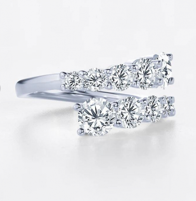 Inel Moissanite Twist [3]