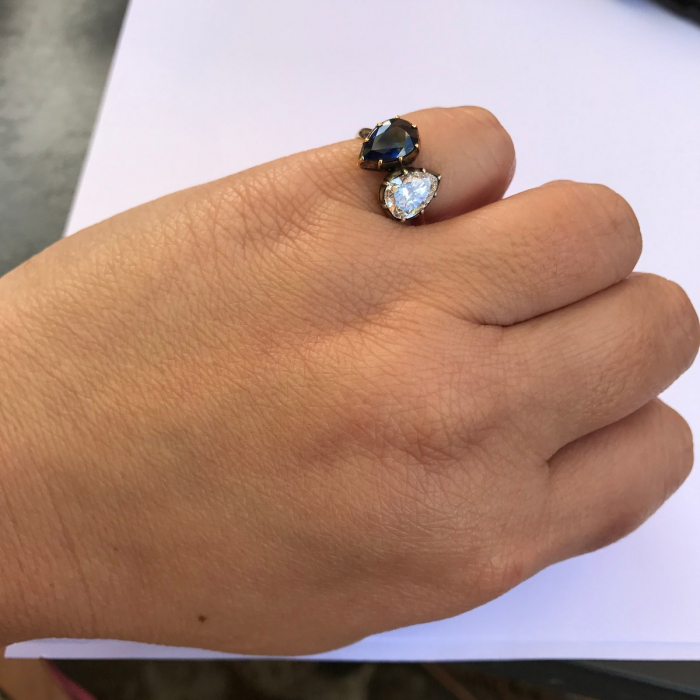 Inel Napoleon & Josephine Toi et Moi 2,5 CT [10]