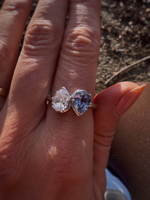 Inel Napoleon & Josephine Toi et Moi 2,5 CT [9]