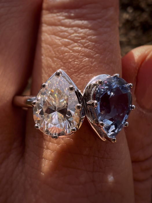 Inel Napoleon & Josephine Toi et Moi 2,5 CT [8]