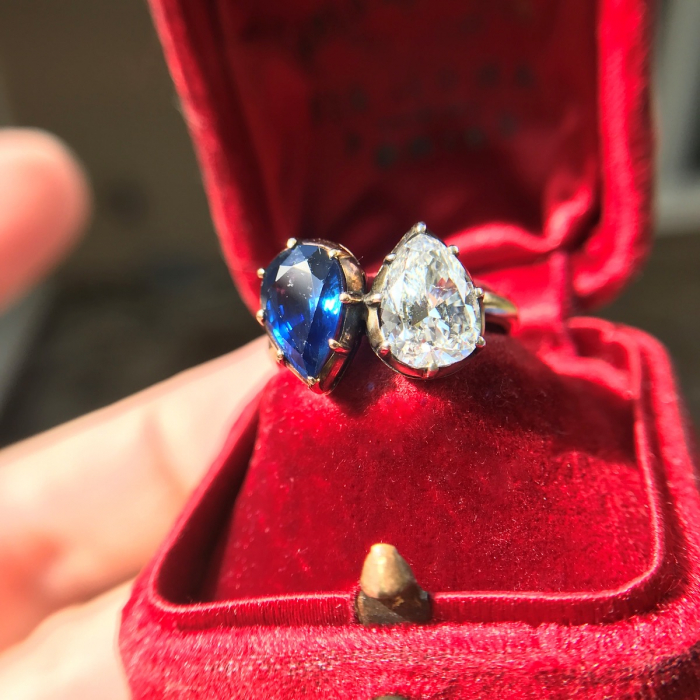 Inel Napoleon & Josephine Toi et Moi 2,5 CT [8]