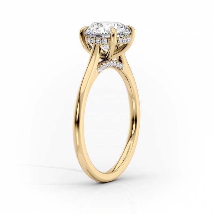 Inel Oval Brilliance Hidden Halo [2]