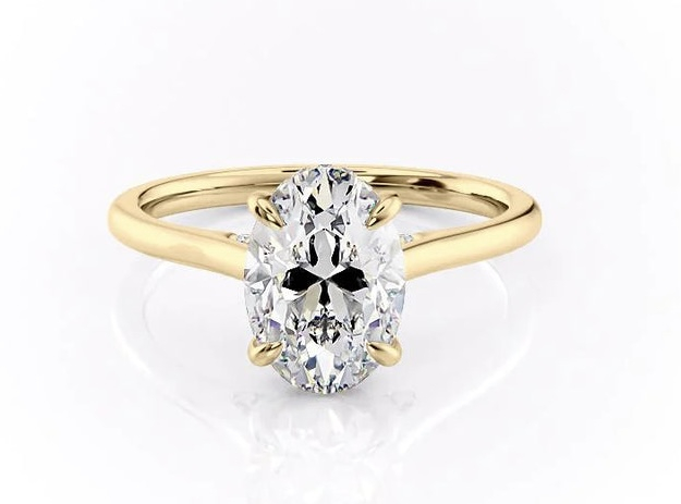 Inel Oval Brilliance Hidden Halo [1]