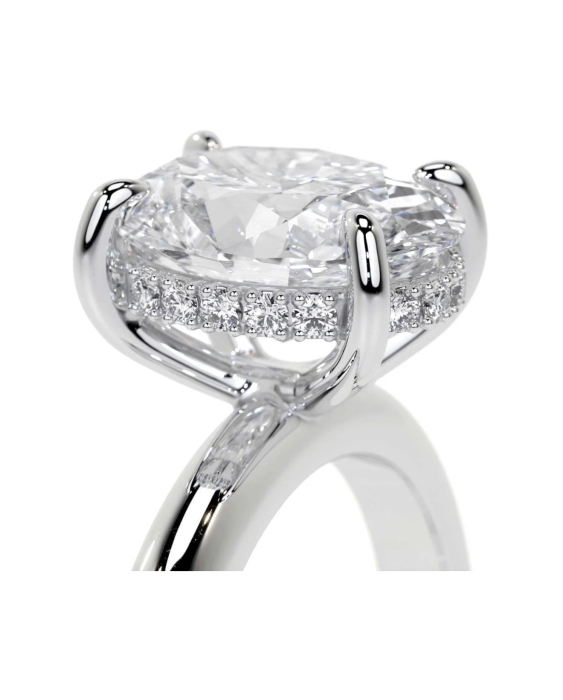 Inel Oval Brilliance Hidden Halo [2]
