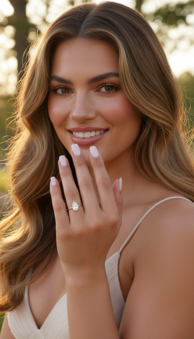 Inel Pear Solitaire 2,5 CT [13]