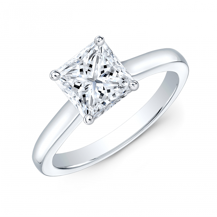 Inel Solitaire Princess 1 CT [2]