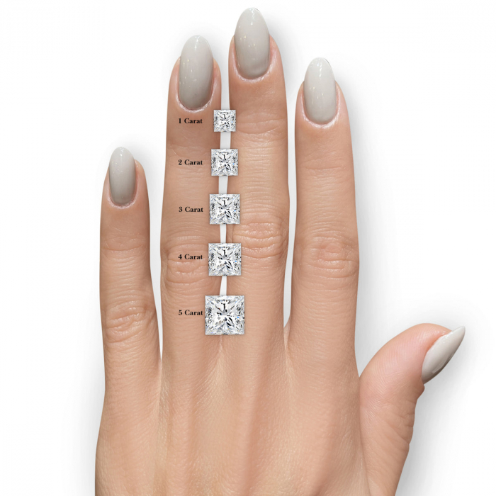 Inel Princess Hidden Halo 2,2 CT [11]