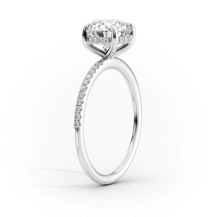 Inel Radiant Beauty Hidden Halo 2,5 CT [2]