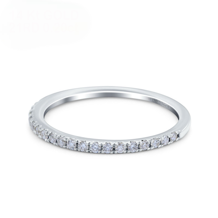 Inel Semieternity 0,2 CT Moissanite [5]