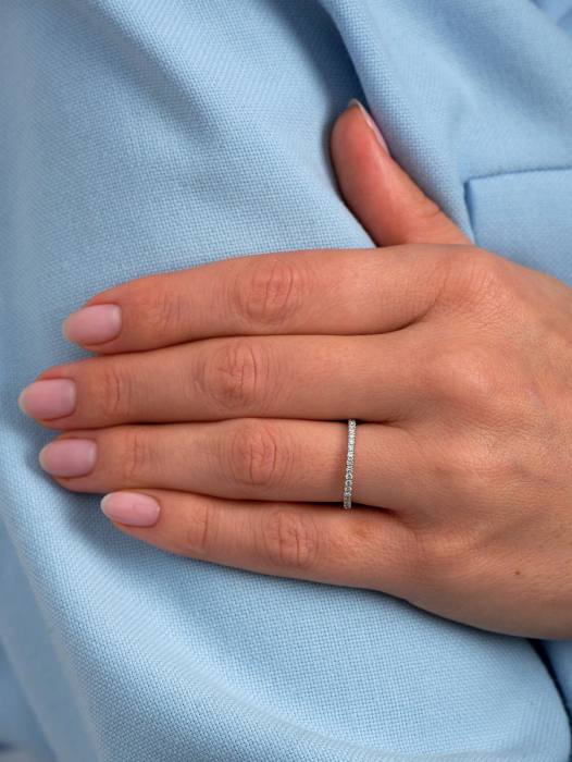 Inel Semieternity 0,2 CT Moissanite [7]