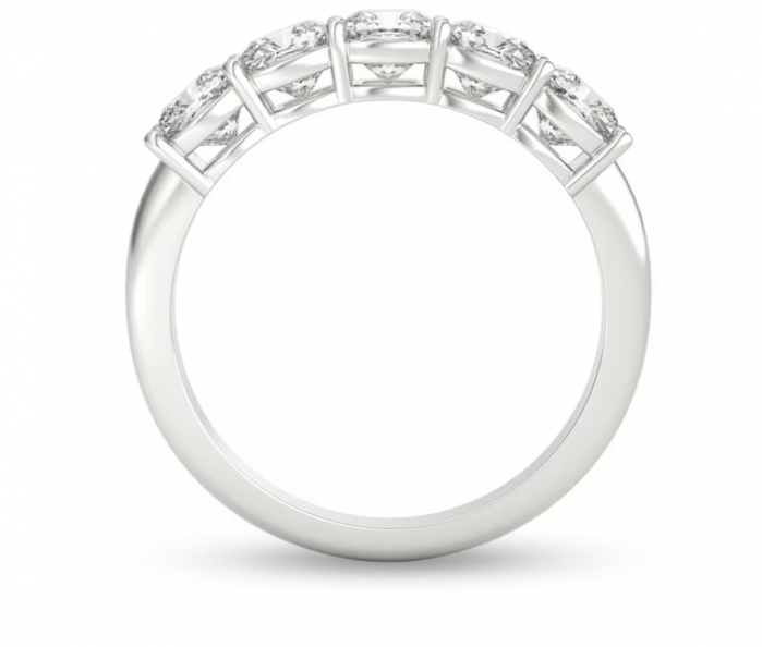 Inel Semieternity 5 Stones Moissanite [3]