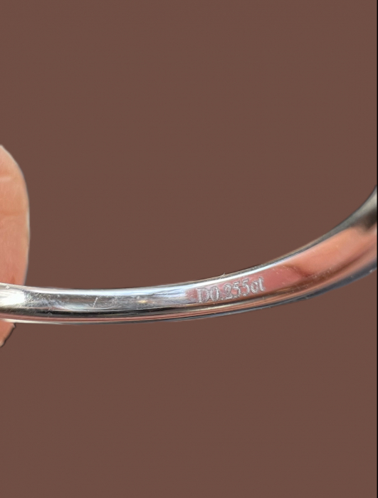 Inel SemiEternity Chevron 0,3 ct [9]