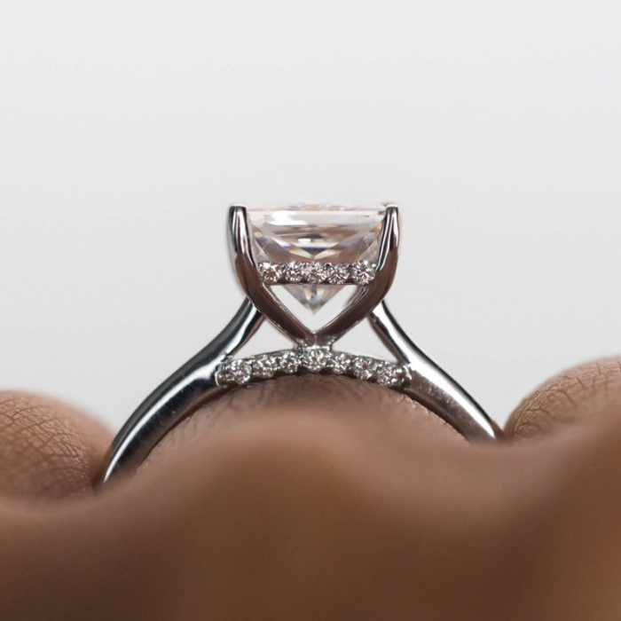 Inel Princess Hidden Halo 2,2 CT [7]