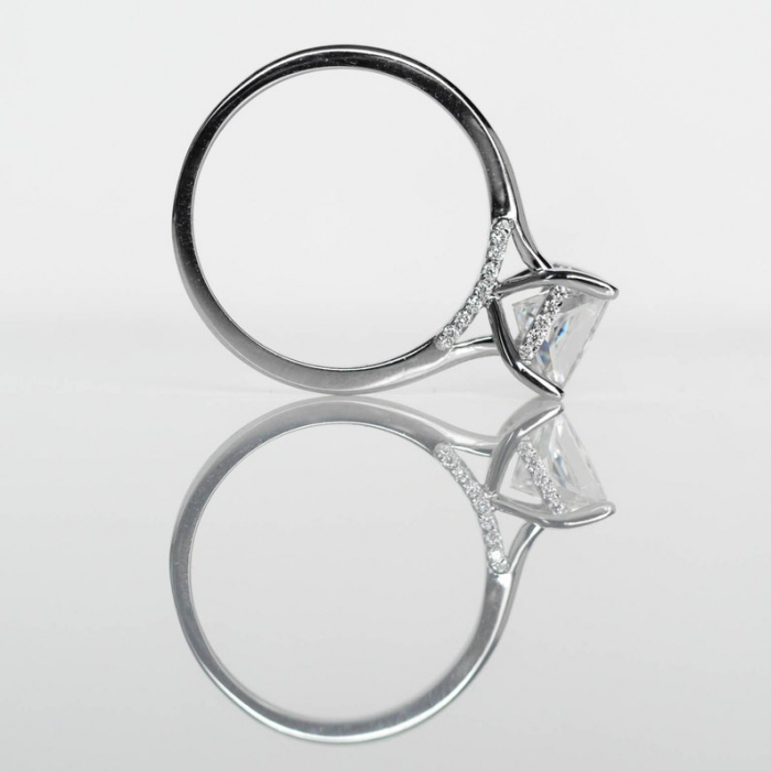 Inel Princess Hidden Halo 2,2 CT [5]