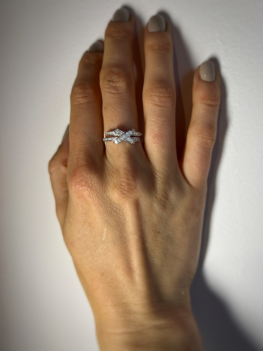 Inel Semieternity Moissanite Tie [8]
