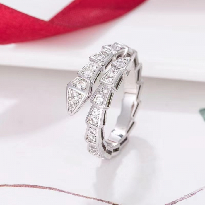 Inel Snake Moissanite model Bulgari [2]