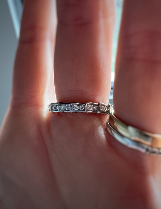 Inel Snake Moissanite model Bulgari [7]