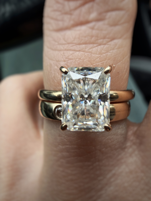 Radiant Solitaire Ring [9]