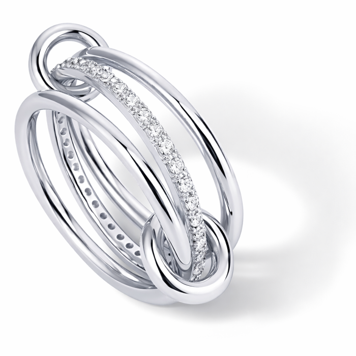 Inel Spinelli cu Moissanite 1.7 mm – Inel Design Modern din Argint | Estera Jewellery [2]