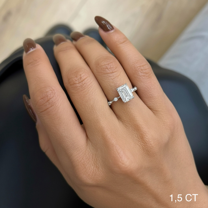 Inel Starlight Emerald [8]