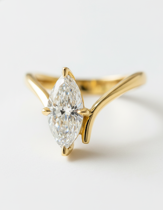 Inel The Marquise Ego Lab-Grown Diamond [3]