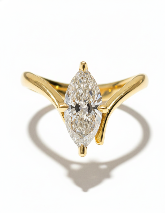 Inel The Marquise Ego Lab-Grown Diamond [2]