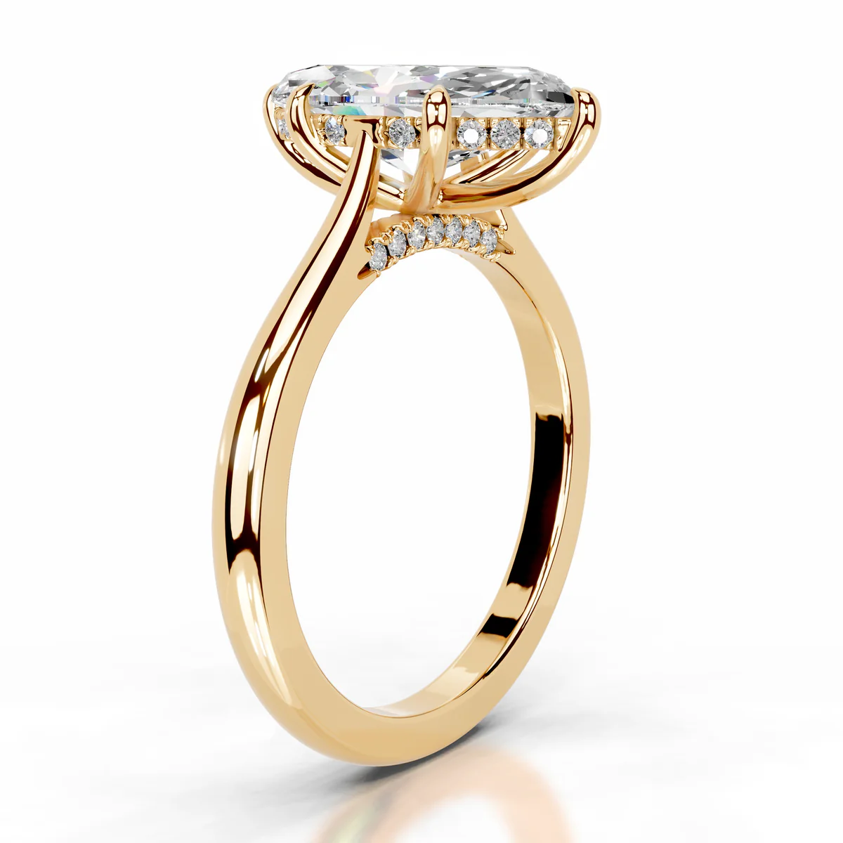 Inel de logodnă The Muse – Moissanite Marquise 2,2 CT [5]
