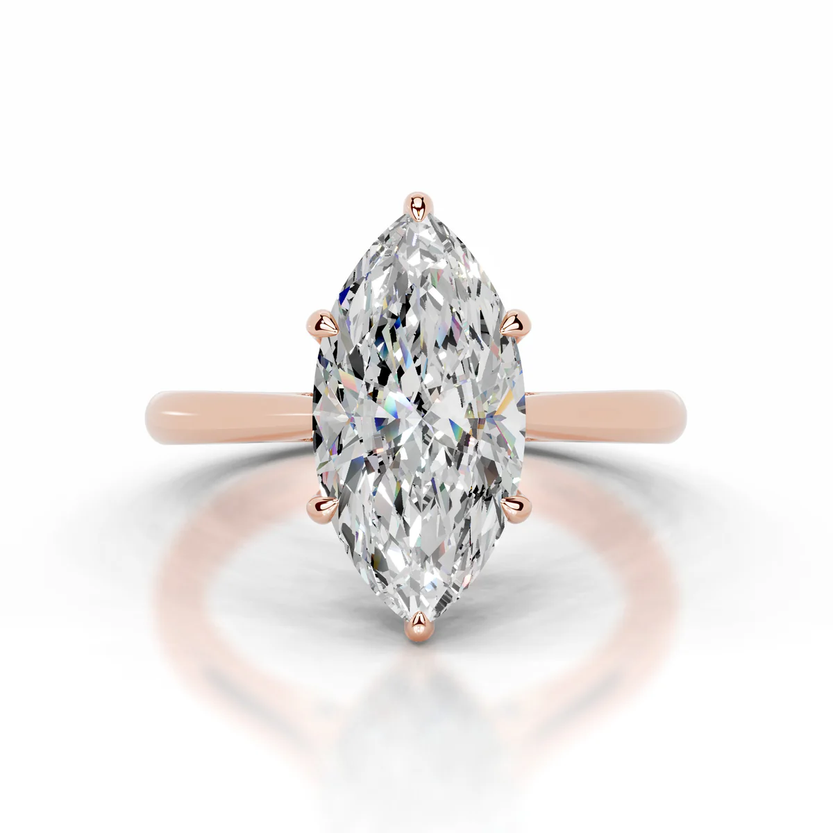 Inel de logodnă The Muse – Moissanite Marquise 2,2 CT [3]