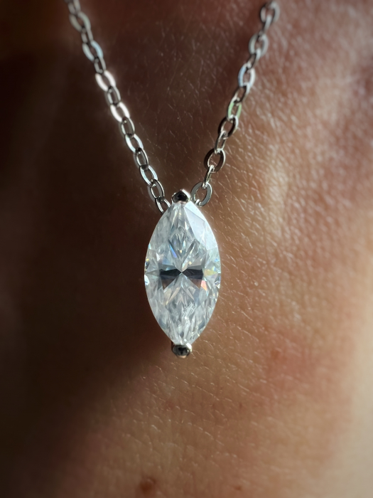 Lant cu pandantiv Marquise 1 CT [3]