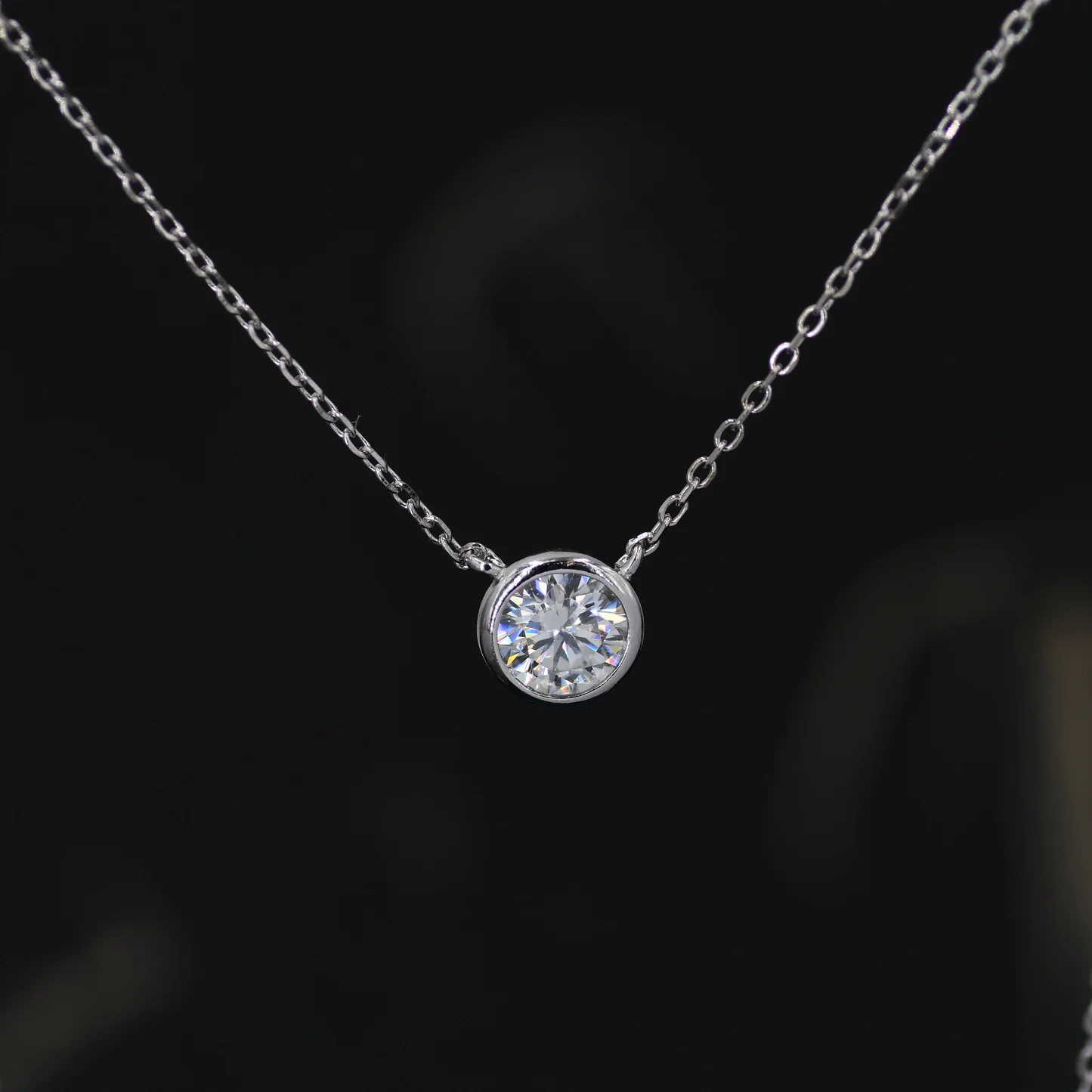 Lant si pandantiv Round Bezel [3]
