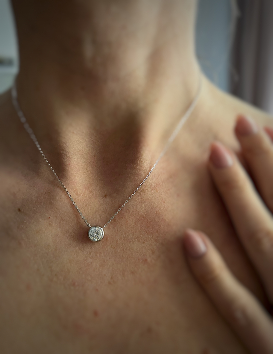 Lant si pandantiv Round Bezel [8]