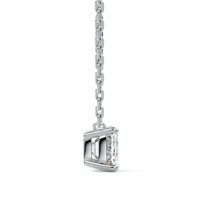 Lant si pandantiv Solitaire Emerald 1 CT [4]