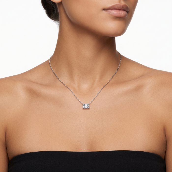 Radiant Solitaire Necklace and Pendant [7]
