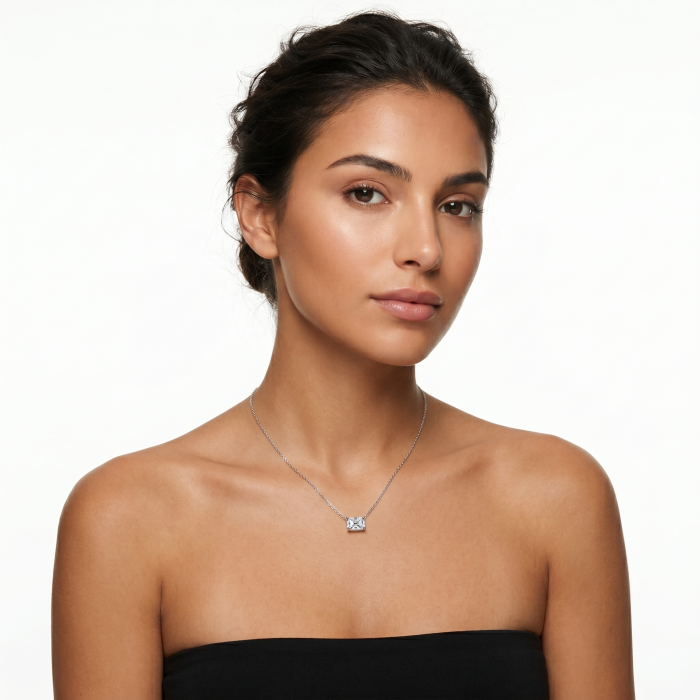 Radiant Solitaire Necklace and Pendant [8]