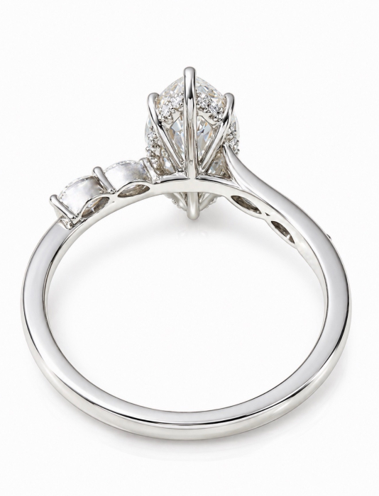 Inel de Logodnă Diamant de Laborator Marquise – The Giselle [6]