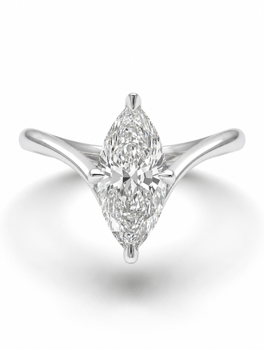 1–3 ct solitaire marquise lab-grown diamond engagement ring [3]