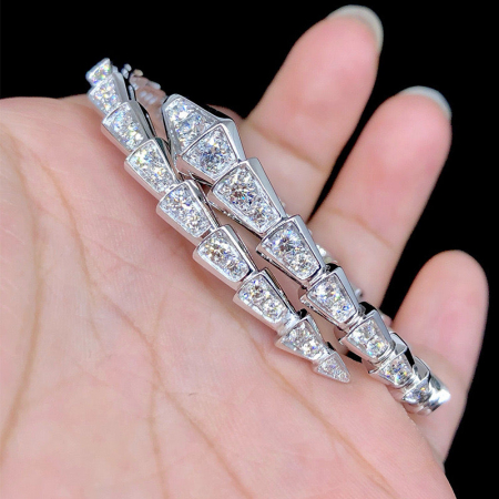 Bratara Bangle Snake Moissanite model Bulgari [5]