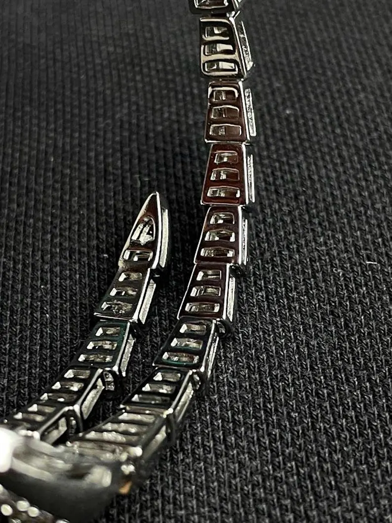 Bratara Bangle Snake Moissanite model Bulgari [2]