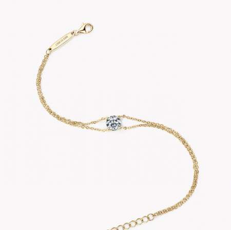 Bratara Solitaire 1 CT Moissanite [2]