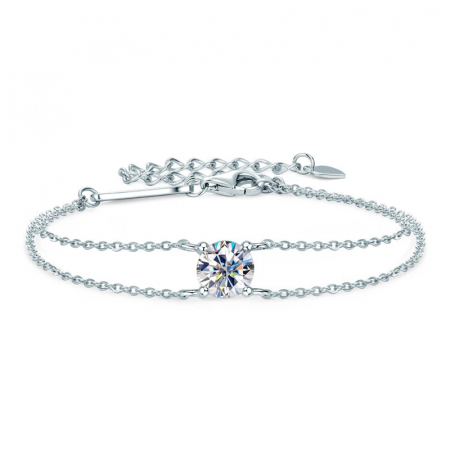 Bratari - Bratara Solitaire 1 CT Moissanite