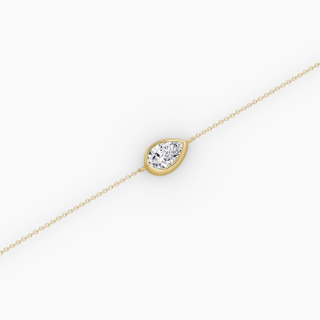 Bratara Solitaire Bezel cu Moissanite Para 1 CT [2]