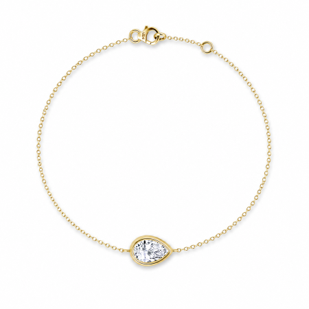 Bratara Solitaire Bezel cu Moissanite Para 1 CT [1]
