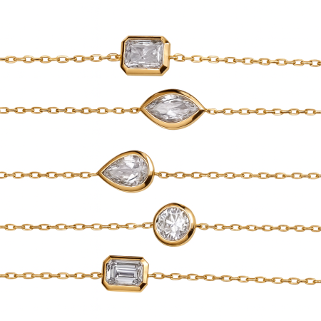 Bratari - Bratara Solitaire Bezel Setting 1 CT