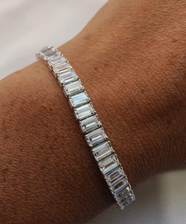 Bratara TENNIS Emerald cut [4]