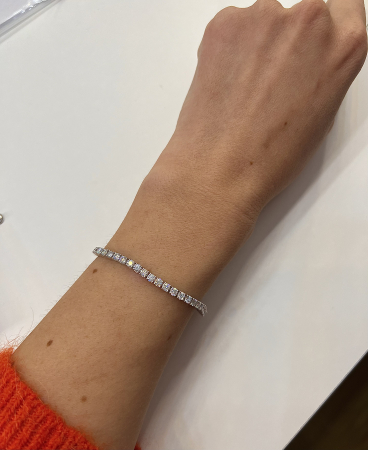 Bratara Tennis cu Moissanite 3 mm [9]