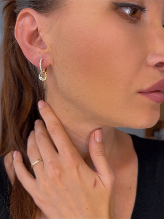Cercei Brilliant Double Hoops [3]