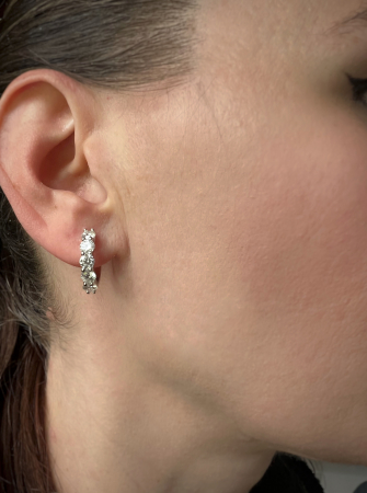 Cercei Brilliant Hoops 3 CT [2]