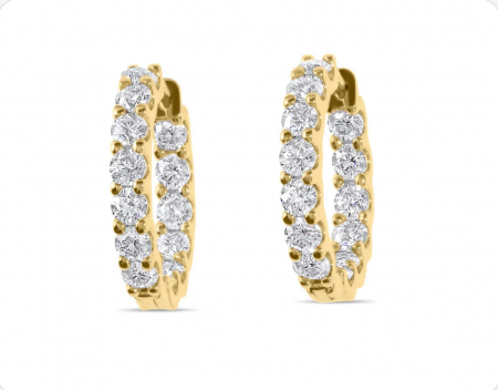 Cercei Radiant Spark Moissanite [1]